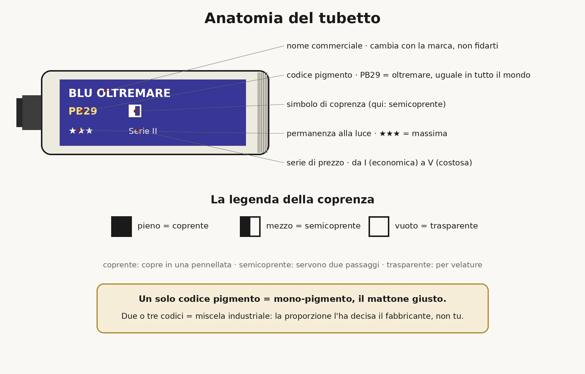 Anatomia del tubetto