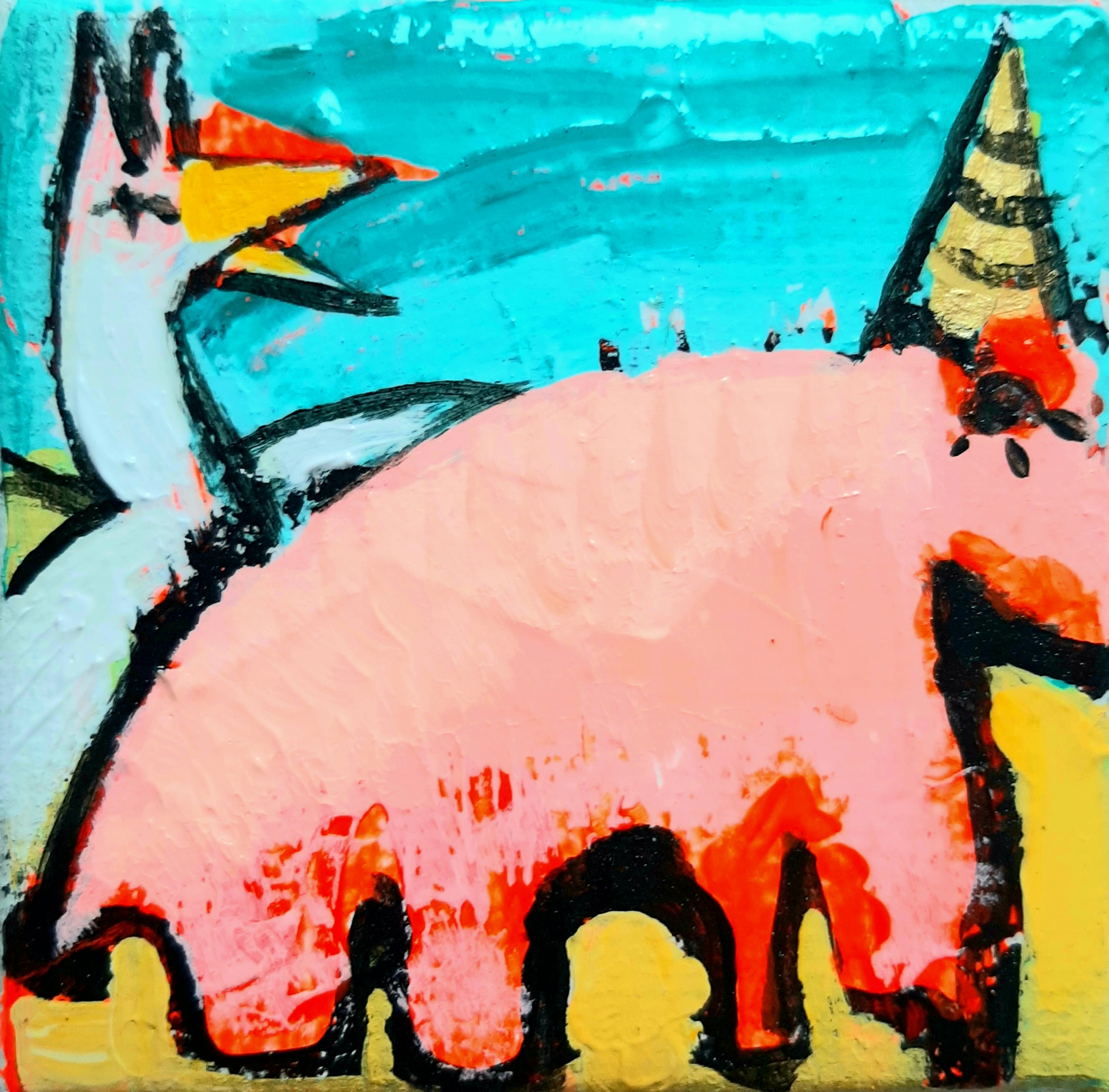 Selvatica — fat unicorn and thin dragon